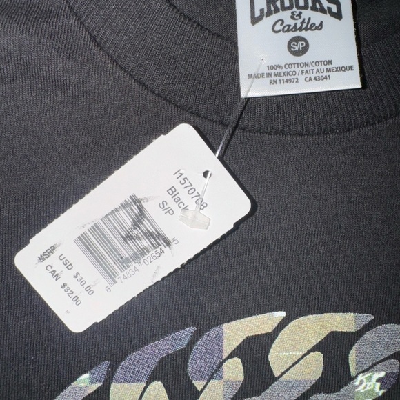 Crooks & Castles “the riot” T size small NWT - Picture 6 of 6